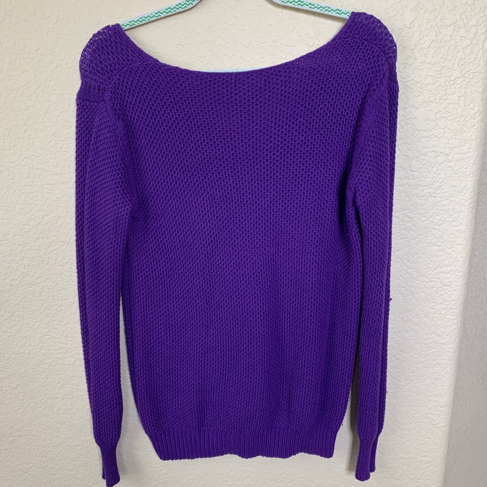 Purple Sweater by Wet Seal - Picture 4 of 4